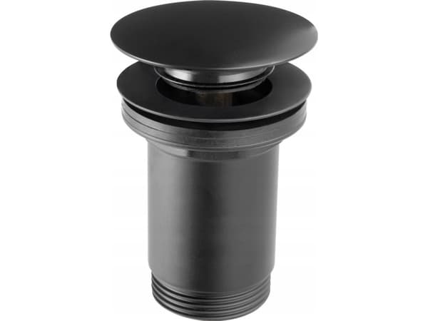 Ferro S285B-BL-B SPUST/KLIK-KLAK ROTONDO utan bräddavlopp LARGE G5/4 BLACK BLISTER FERRO // S.SPUST.KLIK-KLAK-F-S285B-BL-B