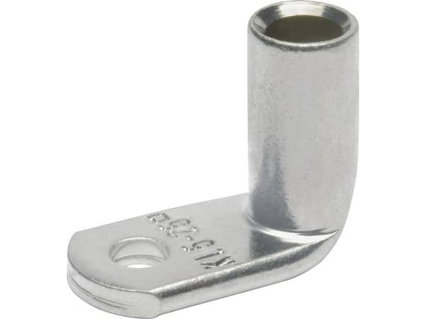 Klauke 44R5, Rörformig ringkabelsko, Plåtburk, Vinklad, Rostfritt stål, Koppar, 25 mm ²