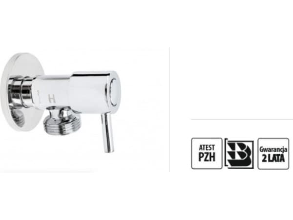 Hydroland VINKELVENTIL 1/2"-3/4" KERAMISK HODE ZK.C20 // ZK.1/2-3/4.H-CERAM