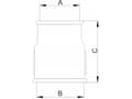 Miniatyrbild 2 av 2: Hydroland REDUCTION MUFA GALVANIZED 5/4 * 1 (W-W) HYDROLAND // LH.MR.32.25