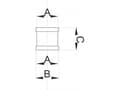 Miniatyrbild 4 av 4: Hydroland MUFA 3/8 "BRASS H.// LM.M.10