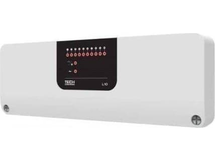 TECH Controllers L-10 monteringslist for betjening av termostatventiler (10 seksjoner), hvit