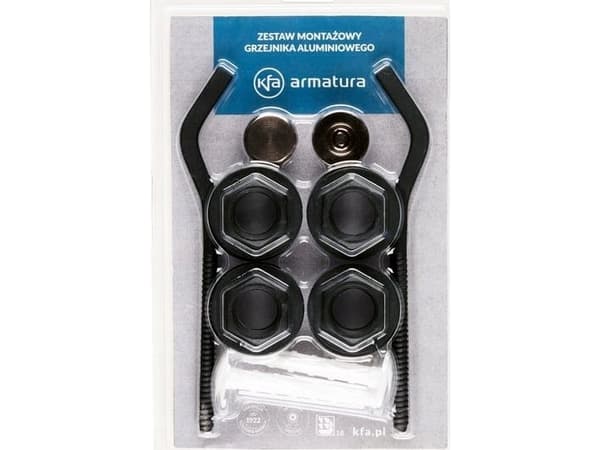 KFA 878-200-81 SET MED VÄRMEPLUGGAR OCH KROKAR G500F SVART // G.KB.KPL.KFA-BLACK