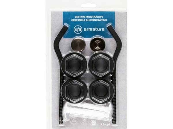 KFA 878-200-81 SET MED VÄRMEPLUGGAR OCH KROKAR G500F SVART // G.KB.KPL.KFA-BLACK