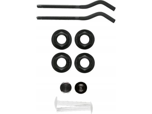 KFA 878-200-81 SET MED VÄRMEPLUGGAR OCH KROKAR G500F SVART // G.KB.KPL.KFA-BLACK
