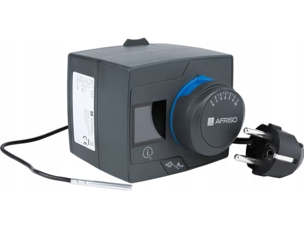 Afriso ACT 343 ProClick konstant temperaturregulator, 1 sensor, 230 V AC, 10–90 °C