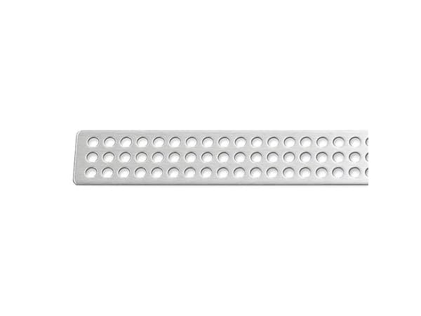UNIDRAIN ClassicLine rist 600mm i rustfrit stål til linjeafløb, med børstet overflade. I designet Classic.