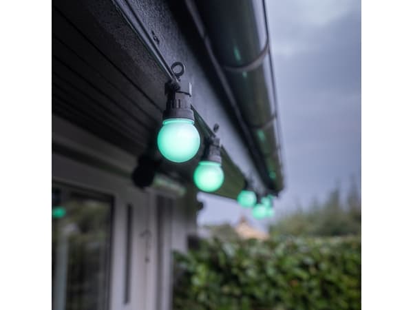 Lite Bulb Moments LBM 14m Smart Outdoor Light Chain - 15 x Globe 5cm