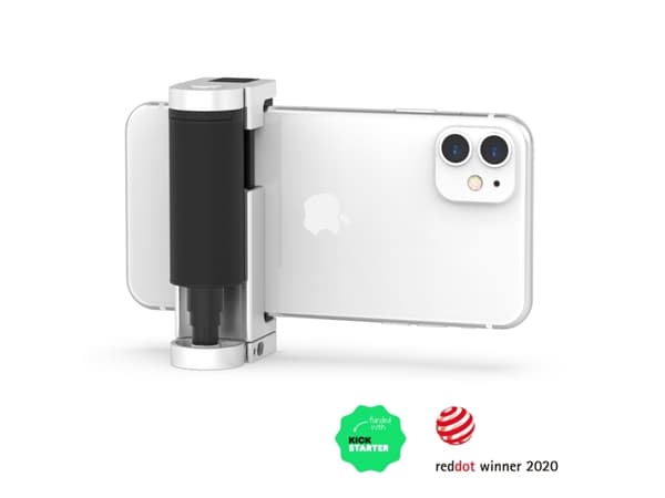 Just Mobile Shutter Grip 2 smart kamerakontroll för din smartphone - silver