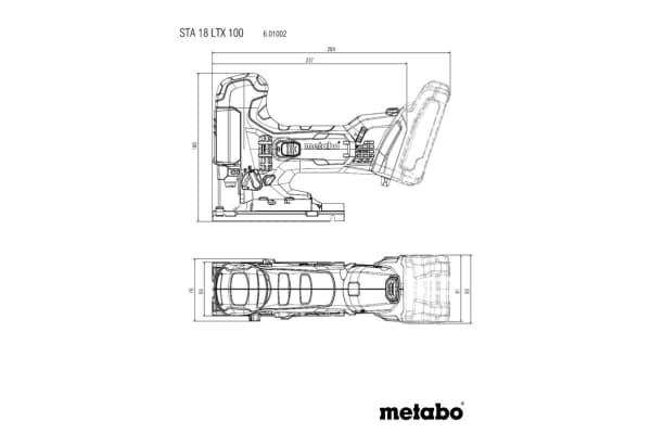 Metabo STA 18 LTX 100 - Sticksåg - sladdlös - 18 V