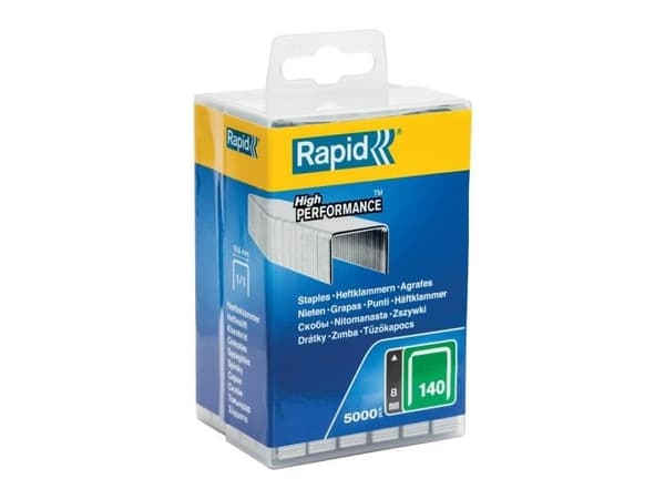 Rapid 140-8mm 5M häftklamrar - PP Box m-hang 40303089