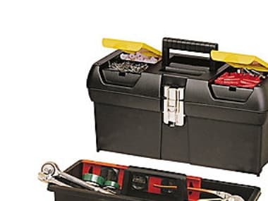 Stanley 1-92-064, Verktøy boks, Plast, Sort, Gult, 318 mm, 130 mm, 17,8 mm