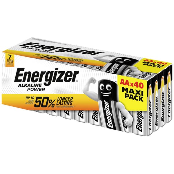 Energizer Power LR06 Batteri AA (R6) Alkaliskt 1.5 V 40 st