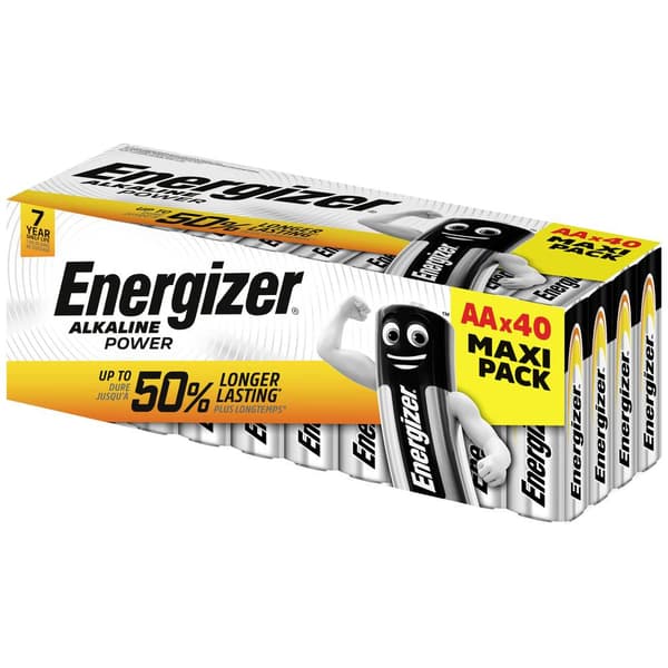 Energizer Power LR06 Batteri AA (R6) Alkaliskt 1.5 V 40 st