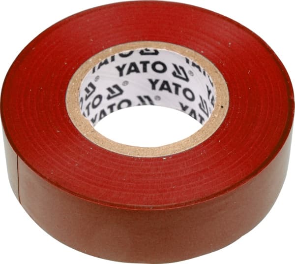 Yato YT-8166, röd, isolerande, polyvinylklorid (PVC), nötningsbeständig, kemikaliebeständig, korrosionsbeständig, flamskyddad, EN60454-3-1-1/F-PVC/60