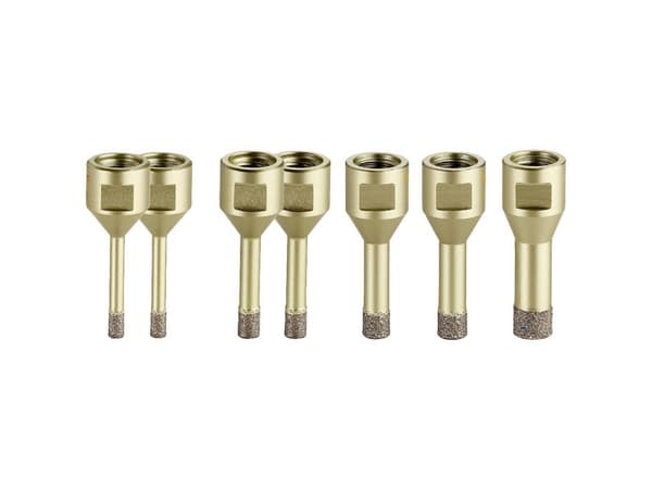 Metabo Dry - Timanttiporasarja - laatoille, graniitille - 6 mm, 8 mm, 10 mm, 12 mm, 14 mm