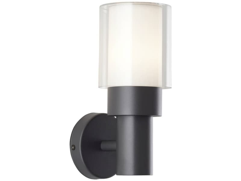 Brilliant Arthus 96369/63 Udendørs vægbelysning E27 Antracit