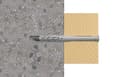 Miniatyrbild 3 av 5: Fischer 503000, Kit med skruv och väggplugg, Tegel, Betong, Torx, TX30, ETA-07/0121, 80 mm
