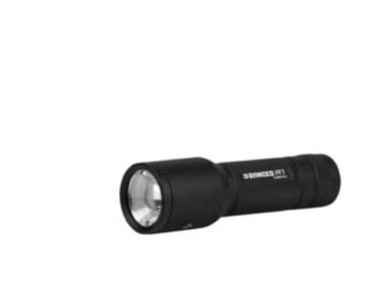 Ranceo lommelygte 450 lumen - PF7, lyser op t/270m, 3 lysstyrker, inkl. 4xAAA batterier