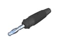 Miniatyrbilde 4 av 4: SKS Hirschmann LAS 30 Lamelstik Stik, lige Stift-diameter: 4 mm Sort 1 stk