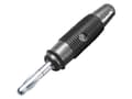 Miniatyrbilde 2 av 4: SKS Hirschmann LAS 30 Lamelstik Stik, lige Stift-diameter: 4 mm Sort 1 stk