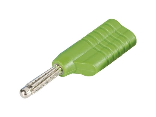 Schnepp S 4041 S Bananstik Stik, lige Stift-diameter: 4 mm Grøn 1 stk