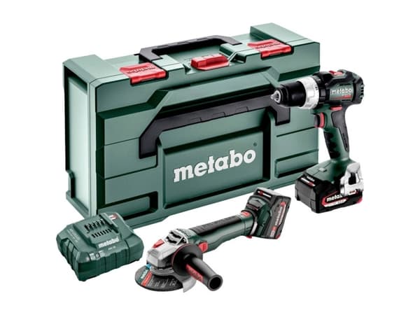 Metabo SET 2.9.4 18 V, 10000 RPM, 12,5 cm, Batteri, 2,5 kg, Børsteløs motor