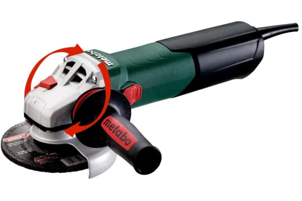 Metabo WE 19-125 Q, 11000 RPM, 12,5 cm, AC, 2,5 kg, Børstet motor
