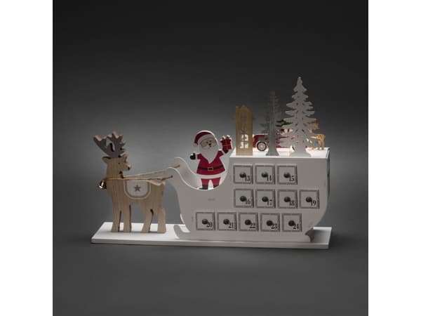 Konstsmide 3263-210, Figur, Hvit, Polyvinylklorid (PVC), Tre, IP20, Fleksibel, 6 timer