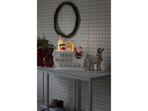 Konstsmide 3263-210, Figur, Hvit, Polyvinylklorid (PVC), Tre, IP20, Fleksibel, 6 timer