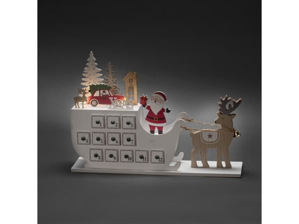 Konstsmide 3263-210, Figur, Hvit, Polyvinylklorid (PVC), Tre, IP20, Fleksibel, 6 timer