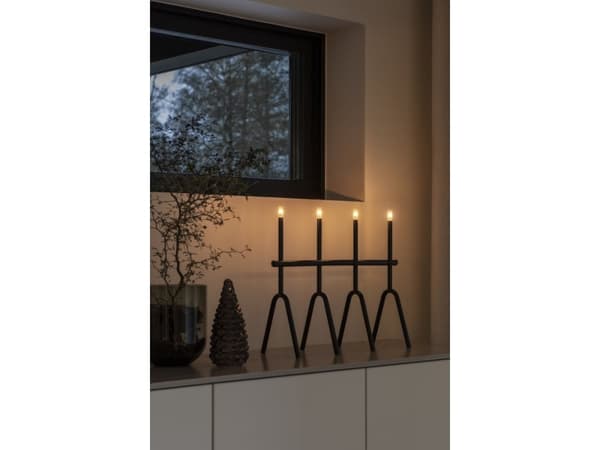 Konstsmide 3911-710TR, Figur, Sort, Polyvinylklorid (PVC), Stål, Universell, IP20, Sort