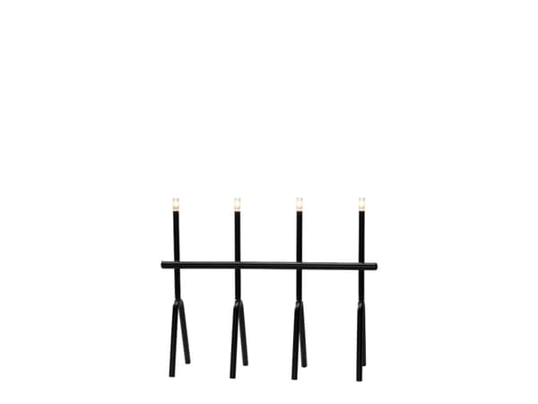 Konstsmide 3911-710TR, Ljusdekoration, figur, Svart, Polyvinylklorid (PVC), Stål, Universal, IP20, Svart Svart