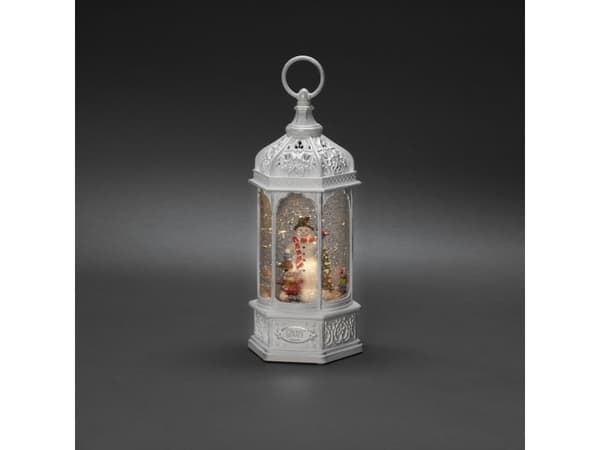 Konstsmide Water Lantern Snowman, Dekorativ lysfigur, Hvit, Plast, Universal, IP20, 1 lampe(r)