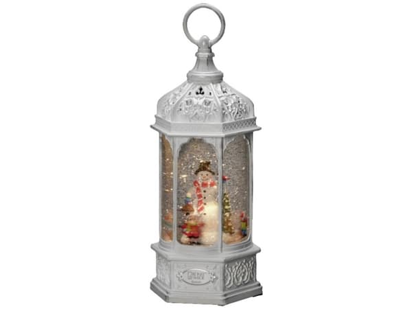 Konstsmide Water Lantern Snowman, Dekorativ lysfigur, Hvit, Plast, Universal, IP20, 1 lampe(r)