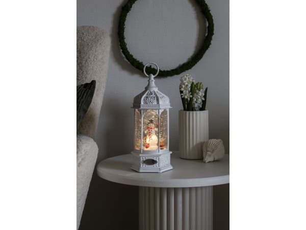 Konstsmide Water Lantern Snowman, Dekorativ lysfigur, Hvit, Plast, Universal, IP20, 1 lampe(r)