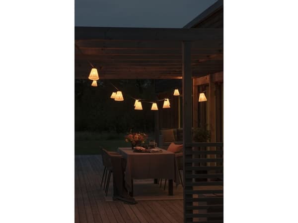 Konstsmide 2334-830, Kjede, Sort, Gult, Plast, Polyvinylklorid (PVC), Universell, IP44, Fleksibel