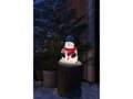 Pikkukuva 2 / 5: Konstsmide Snowman, Koristevalohahmo, Sininen, Punainen, Valkoinen, Muovi, Universaali, IP44, 4 lamppua