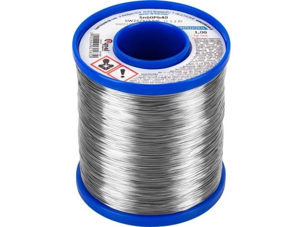 Fluksattu metalli 3mm 1000g Sn60Pb40 CYNEL