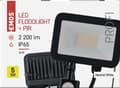 Miniatyrbilde 5 av 5: Emos flomlys LED flomlys Emos Profi PIR ZS2722 20W 2200lm 4000K IP65 PIR bevegelsessensor svart
