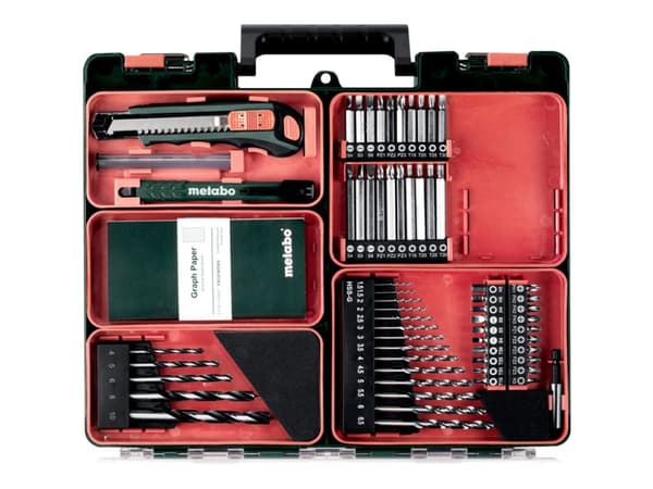 Metabo PowerMaxx BS Basic Set - Borr/drivare - sladdlös - nyckellös chuck 10 mm - 34 N·m - 2 batterier - 10.8 V