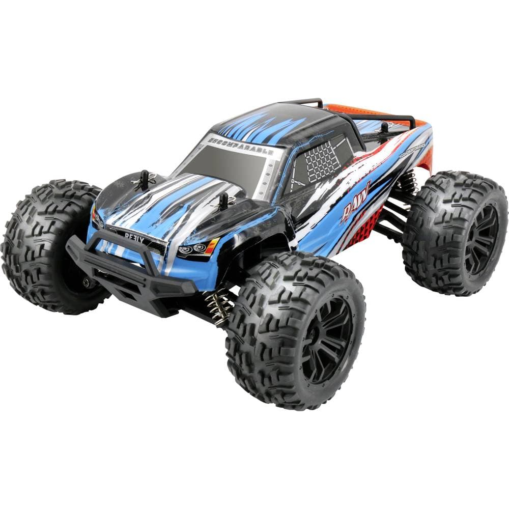 Reely RAW Borst motor 1:14 RC modellbil Elektrisk Monstertruck Fyrhjulsdrift (4WD) RtR 2,4 GHz inkl. batteri & laddare