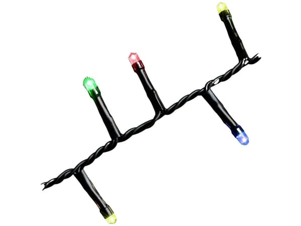 Konstsmide 3871-500, 1500 lamper, LED, Multi, 0,8 lm, Inne/Ute, Sort