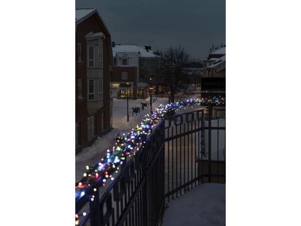 Konstsmide 3871-530, 1500 lamppua, LED, Multi, 0,8 lm, Sisä- ja ulkotila, Musta