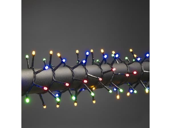 Konstsmide 3871-530, 1500 lamppua, LED, Multi, 0,8 lm, Sisä- ja ulkotila, Musta