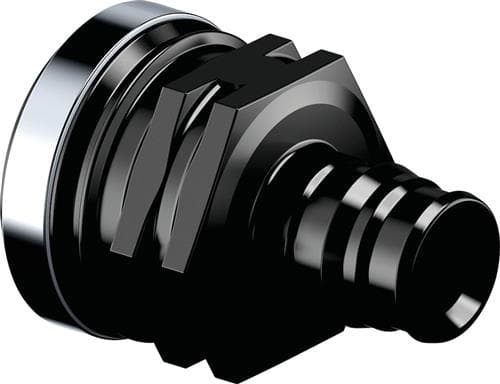 Uponor Q&E overgangsmuffe PPSU sort 20 mm x 34"
