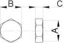Hydroland PLUG 3/4.LUX KROM // ŁC.PLUG 3/4