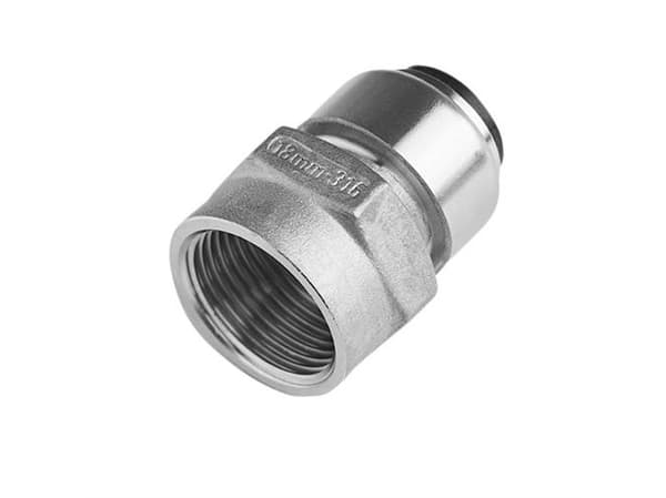 Roth overgang rustfri stål 22 mm x 34" muffe