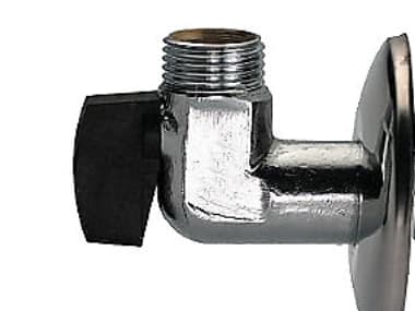 1/2" palloventtiili, jossa on vastakulmanippa