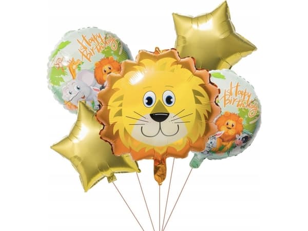 MK TRADE balonów foliowych, Hyvää syntymäpäivää - Safari BCF-543